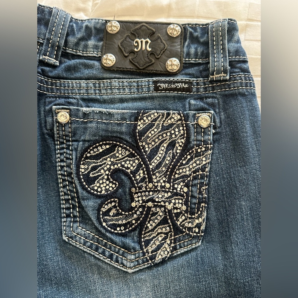 Miss Me Dark Blue Boot Cut Jeans